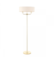 Endon Lighting Nixon 2lt Floor Lamp (Brass)